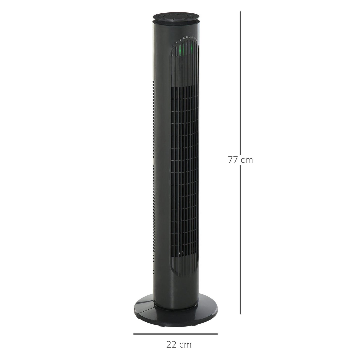 HOMCOM Tower Fan: 3 Speed 3 Mode, 10h Timer, 70° Oscillation - ALL4U RETAILER LTD