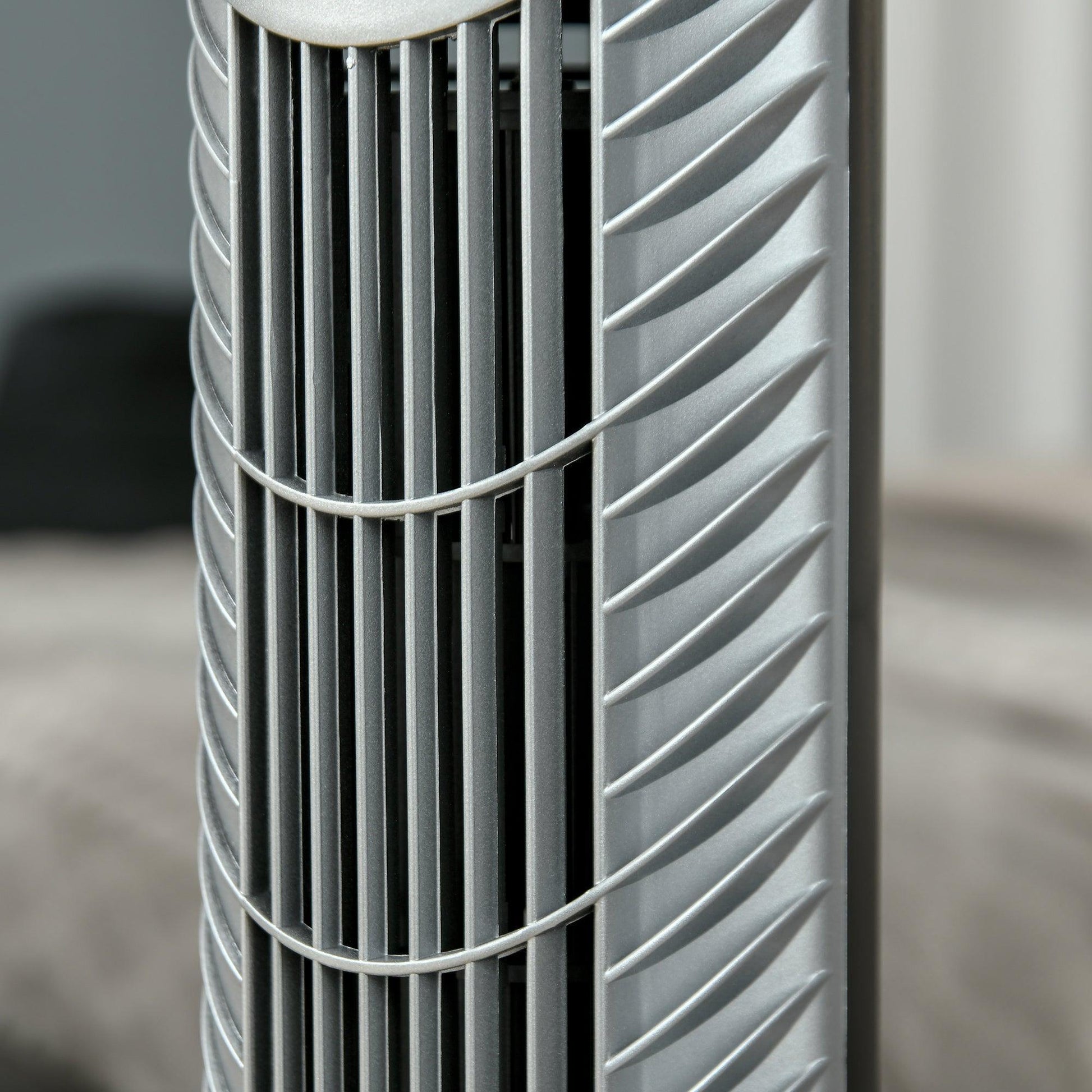 HOMCOM Tower Fan - 3 Speeds, 7.5h Timer, 70° Oscillation - ALL4U RETAILER LTD