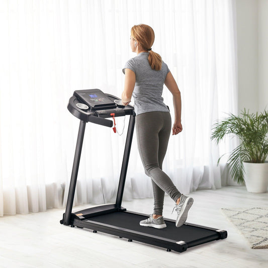 HOMCOM Treadmill: Electric Running Machine with LED Display - ALL4U RETAILER LTD
