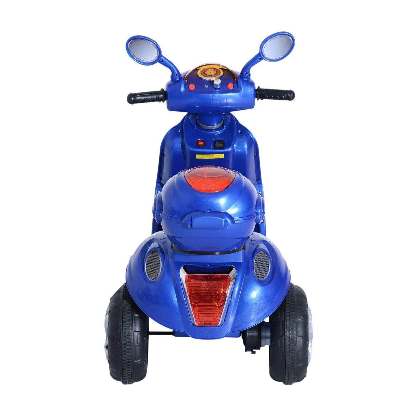 HOMCOM Tricycle Car, Blue - Electric Ride-On - ALL4U RETAILER LTD