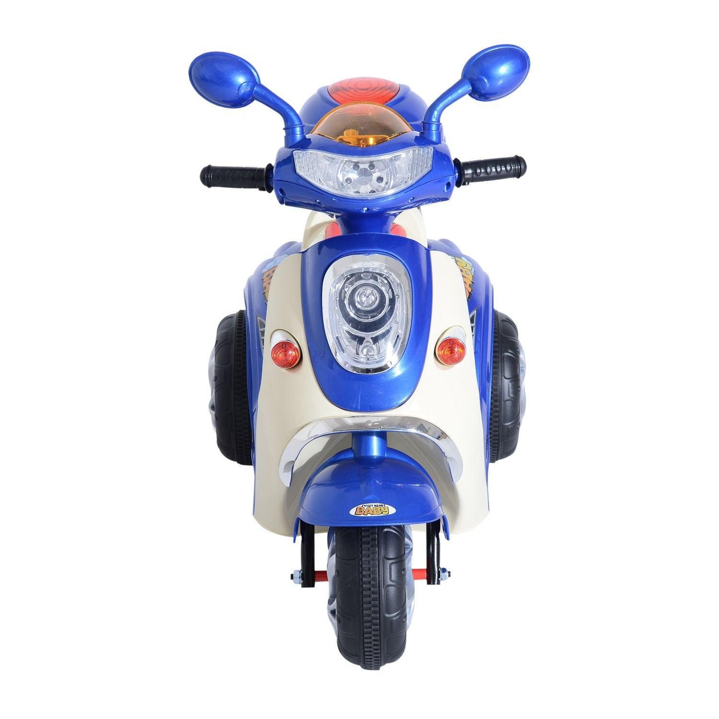 HOMCOM Tricycle Car, Blue - Electric Ride-On - ALL4U RETAILER LTD