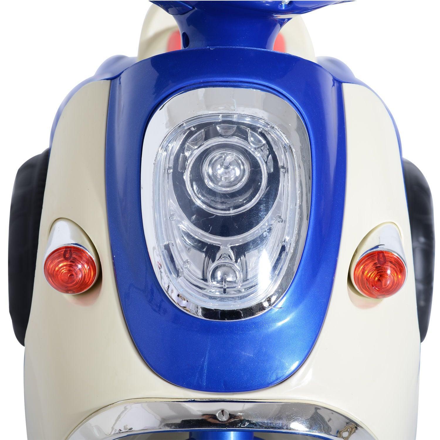 HOMCOM Tricycle Car, Blue - Electric Ride-On - ALL4U RETAILER LTD