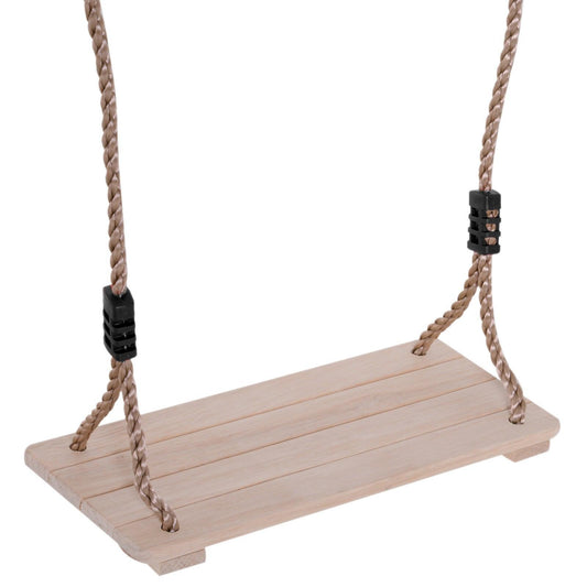 HOMCOM Wooden Garden Swing Seat - Outdoor Pine Wood Swing Chair - ALL4U RETAILER LTD