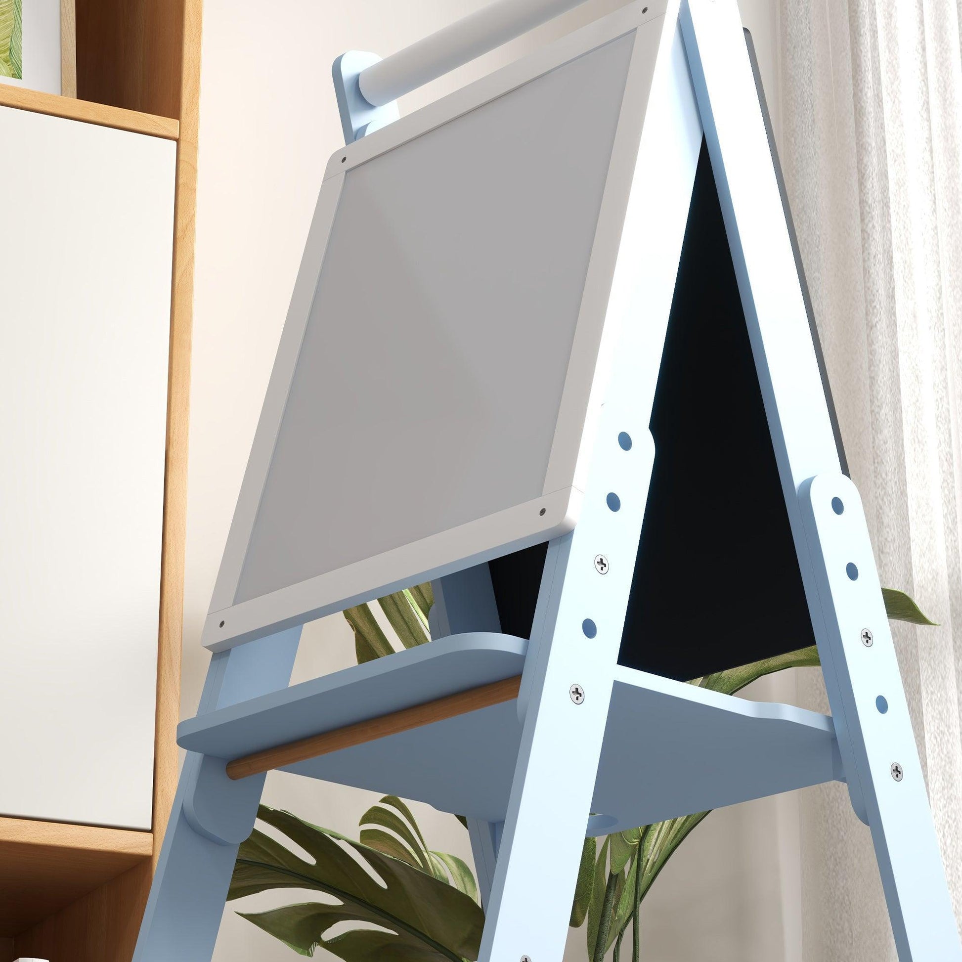 AIYAPLAY Kids Art Easel: Blue, 3-in-1, Adjustable - ALL4U RETAILER LTD