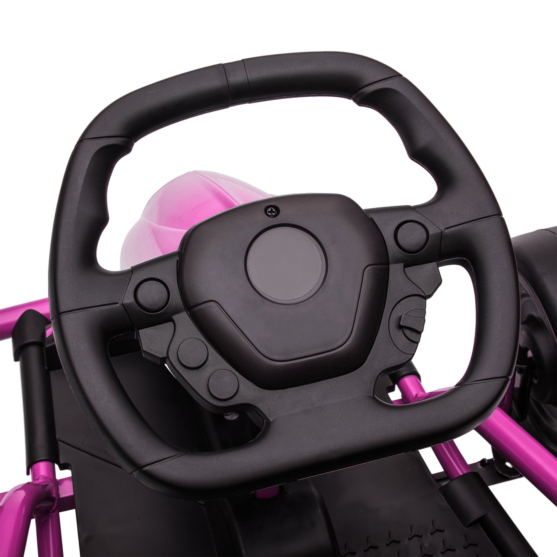 HOMCOM Electric Go Kart Kids 24V Drift Ride-On Racing 2 Speeds Boys Girls 8-12 Years Old Pink - ALL4U RETAILER LTD