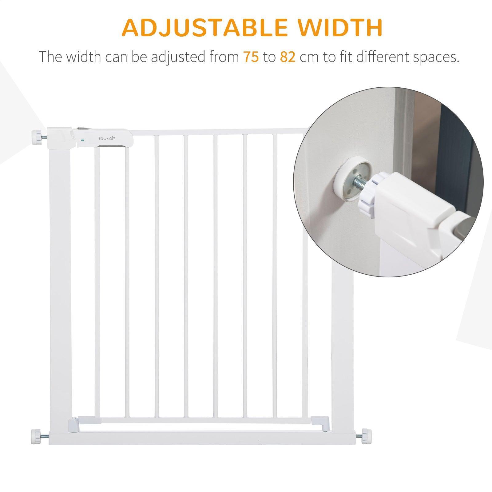 PawHut Pet Gate - Adjustable Safety Fence - ALL4U RETAILER LTD