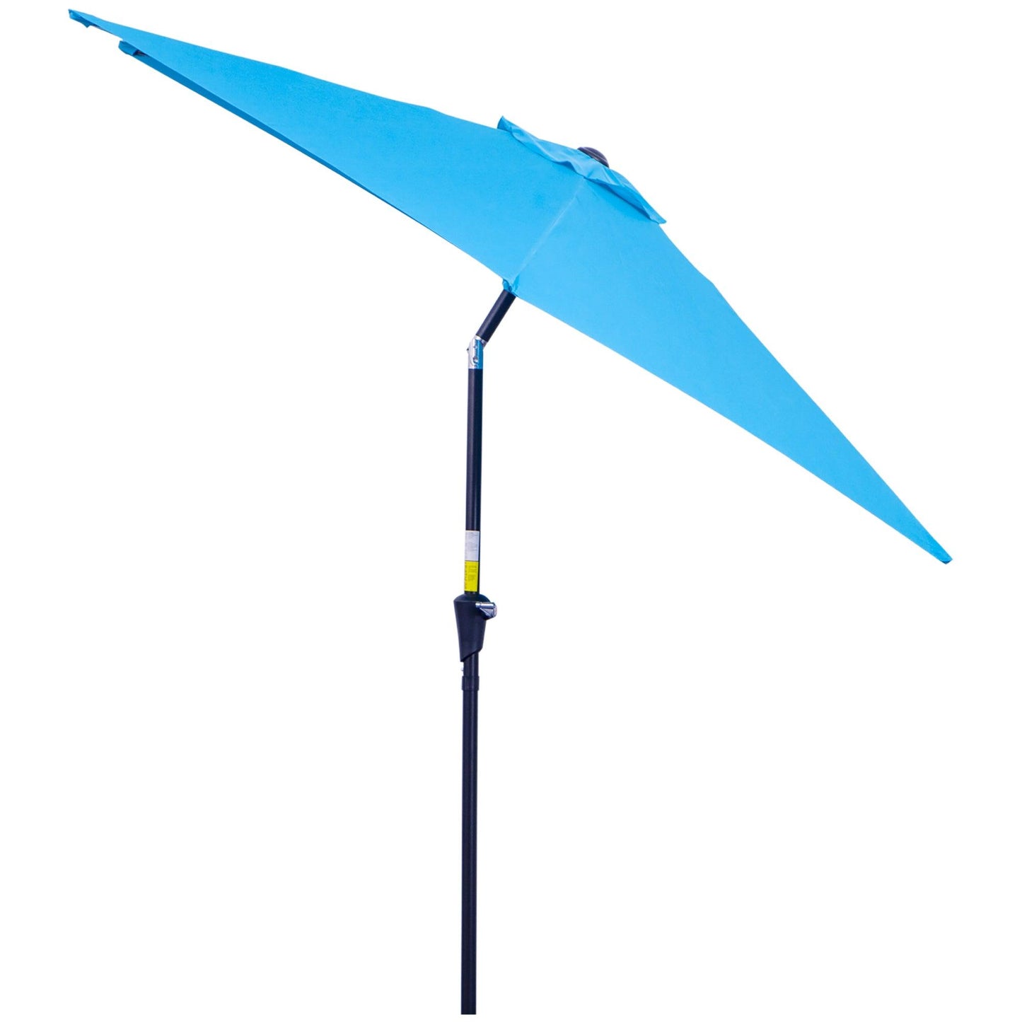 Outsunny Patio Umbrella Parasol Sun Shade Garden Aluminium Blue 2.7M - ALL4U RETAILER LTD