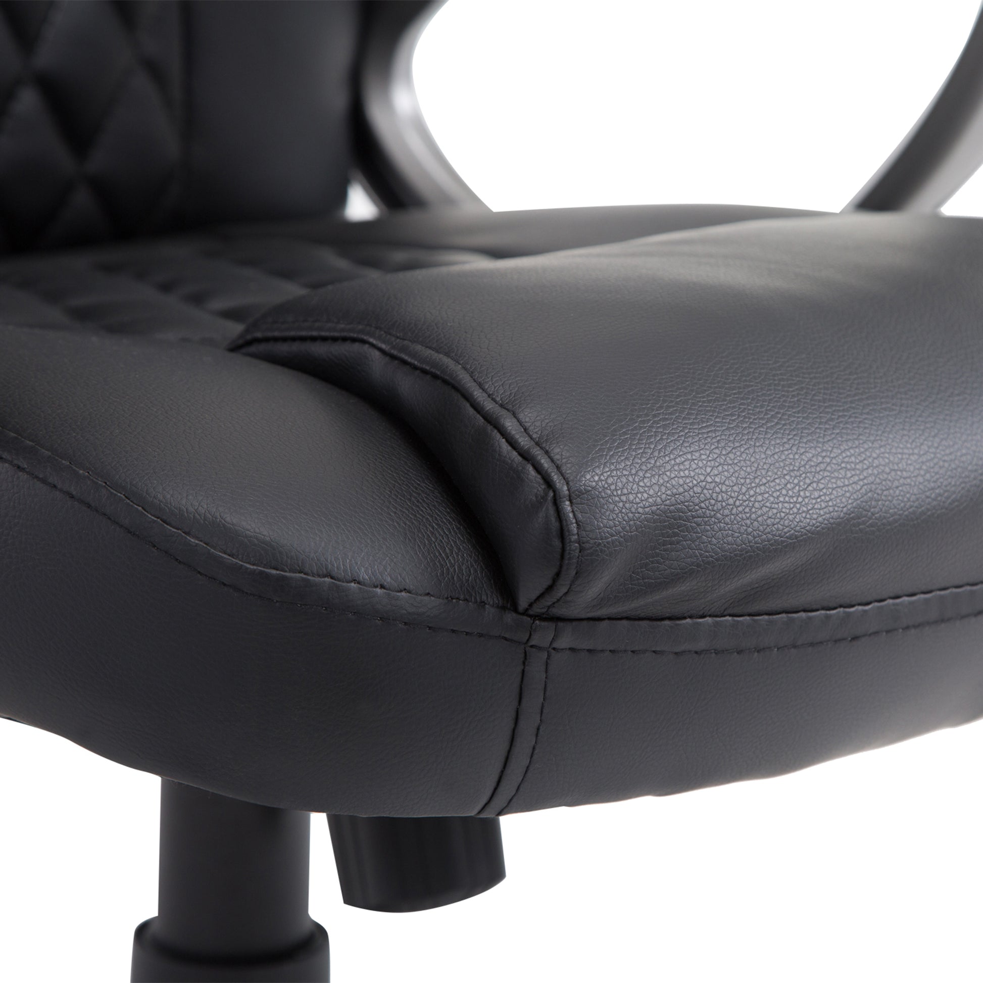 HOMCOM Ergonomic Racing Gaming Chair - Adjustable Swivel Desk and Office Armchair in PU Leather - ALL4U RETAILER LTD