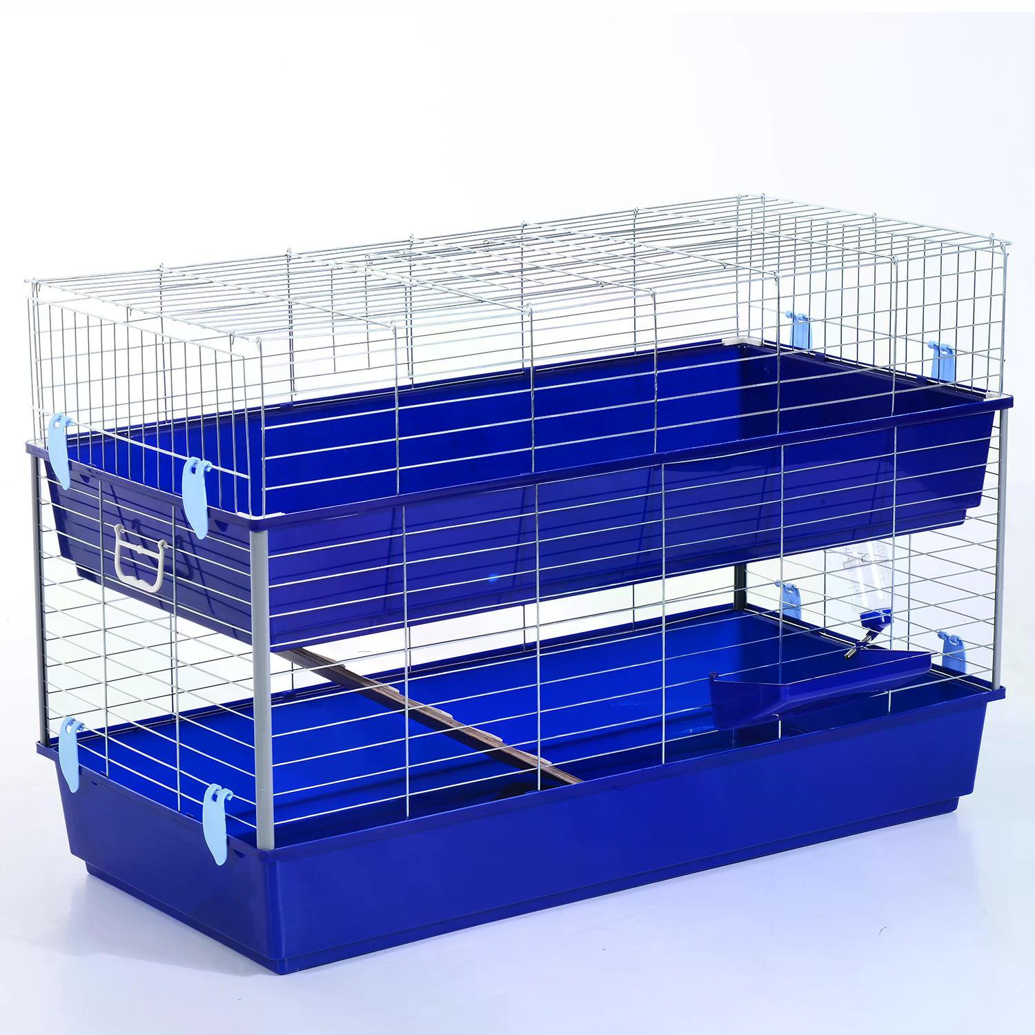 PawHut Small Animal Hutch (118 x 79 x 58cm) - ALL4U RETAILER LTD