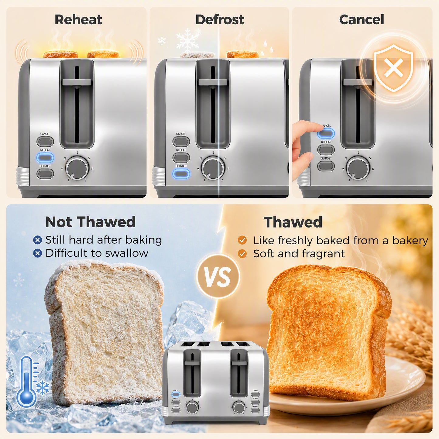 HOMCOM Grey Kettle And Toaster Set 1.7L Fast Boil 3000W 4 Slice Cordless Stainless