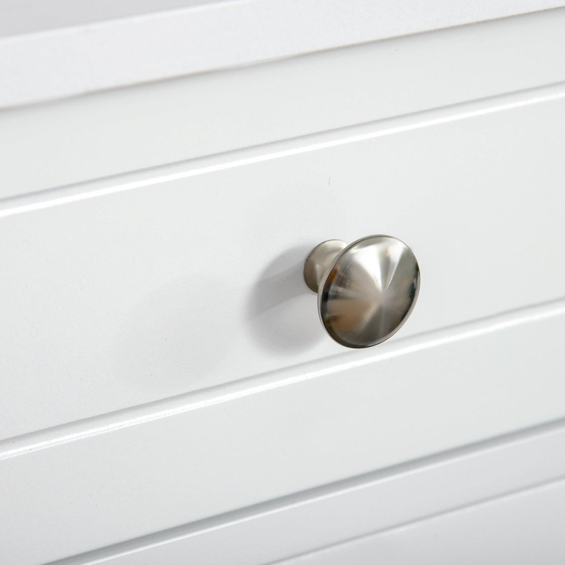 Kleankin Bathroom Storage Cabinet, White, 2 Drawers, Adjustable Shelf - ALL4U RETAILER LTD