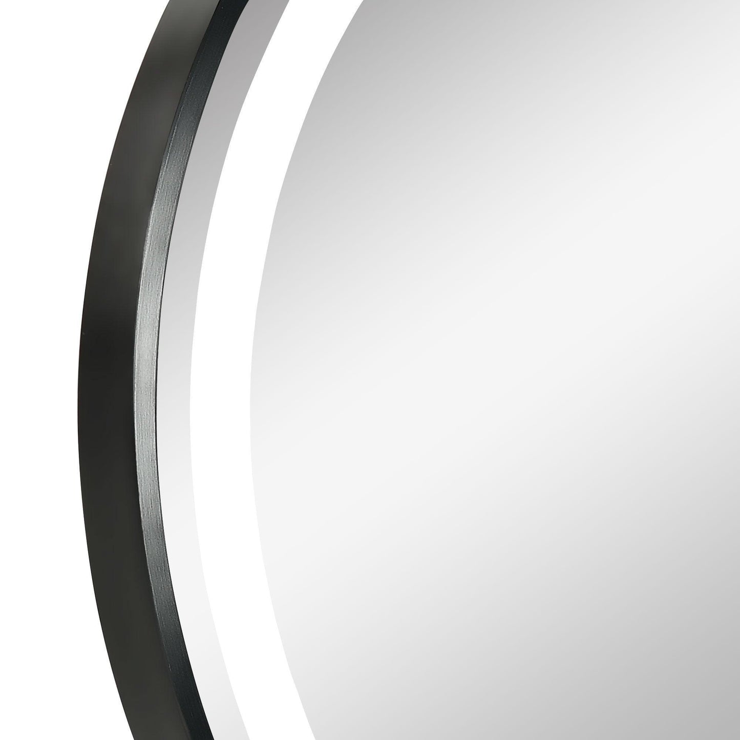 Kleankin LED Bathroom Mirror, Wall-Mounted with Dimmable Light - ALL4U RETAILER LTD