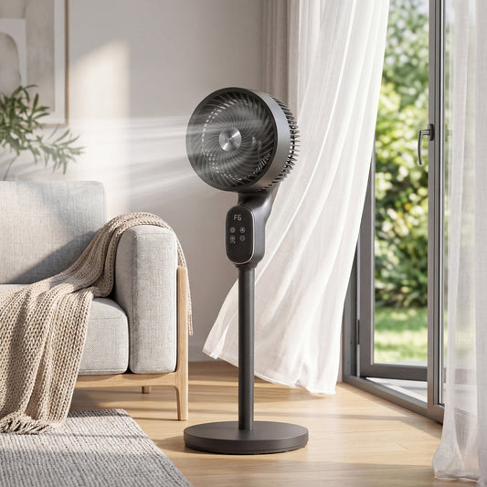 HOMCOM 39 Inch Pedestal Standing Fan With Remote, 8 Speeds, 3D Oscillation, Quiet 20 Decibels, Adjustable Height, Black
