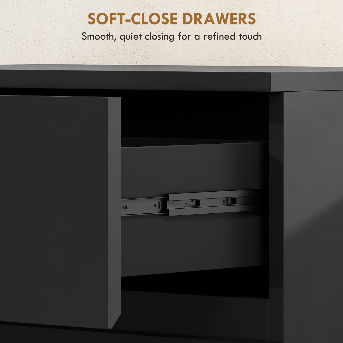 HOMCOM Five Drawer Chest Of Drawers Modern Dresser Storage Cabinet For Bedroom Organization