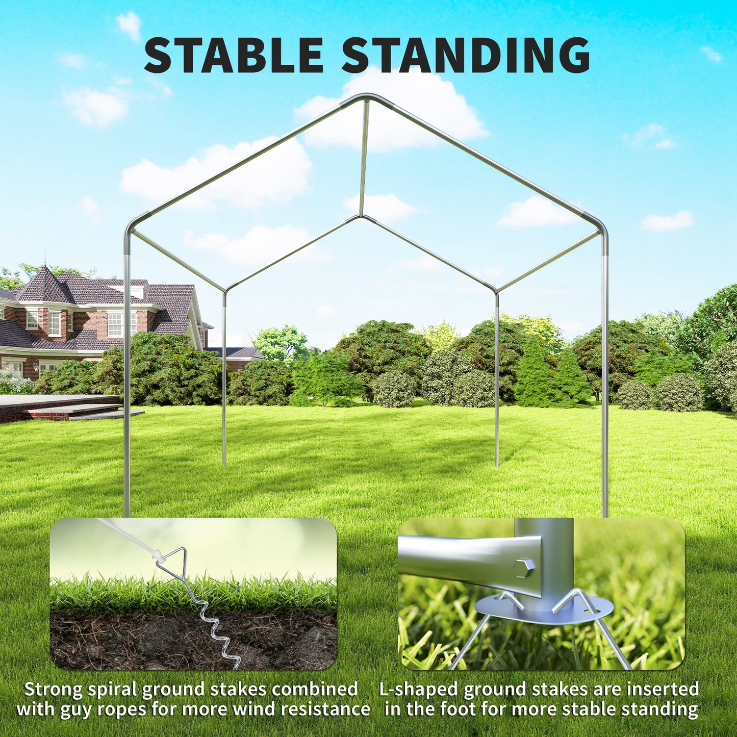 Outsunny 3x3m Party Tent Outdoor Canopy Shelter With Removable Sidewalls And 4 Zip Doors For Parties And Weddings Beige