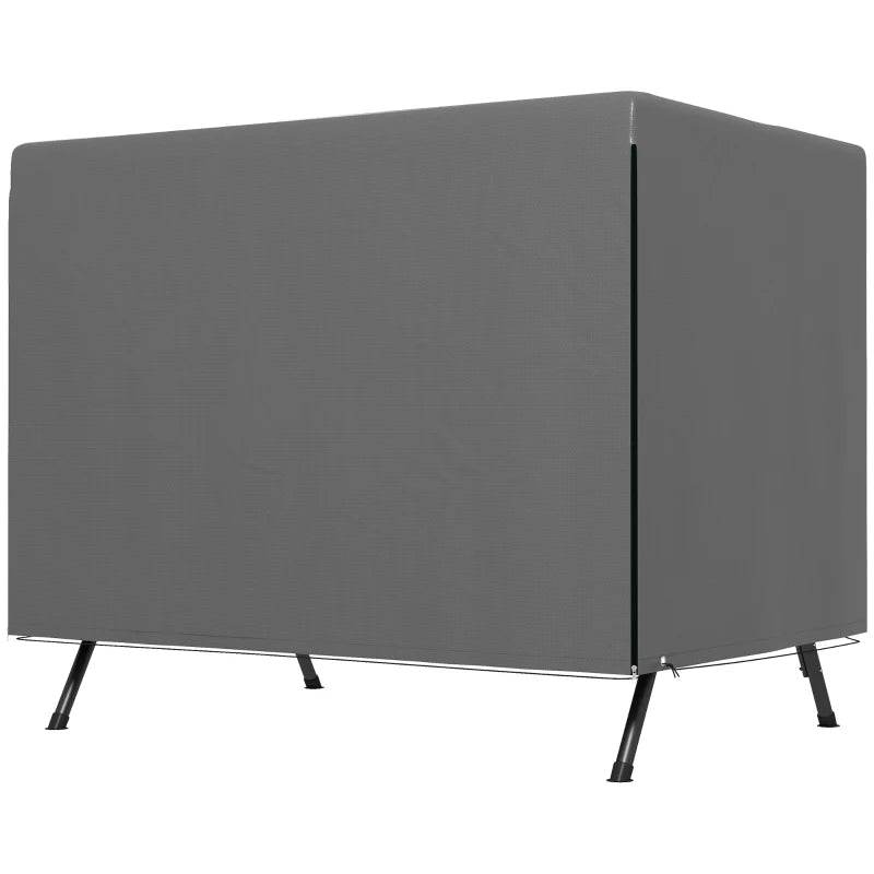 Outsunny Patio 3 Seater Swing Chair Bench Cover - Waterproof, Anti-UV Outdoor Garden Furniture Rain Protection Protector, Dark Grey, 215L x 155W x 150Hcm - ALL4U RETAILER LTD