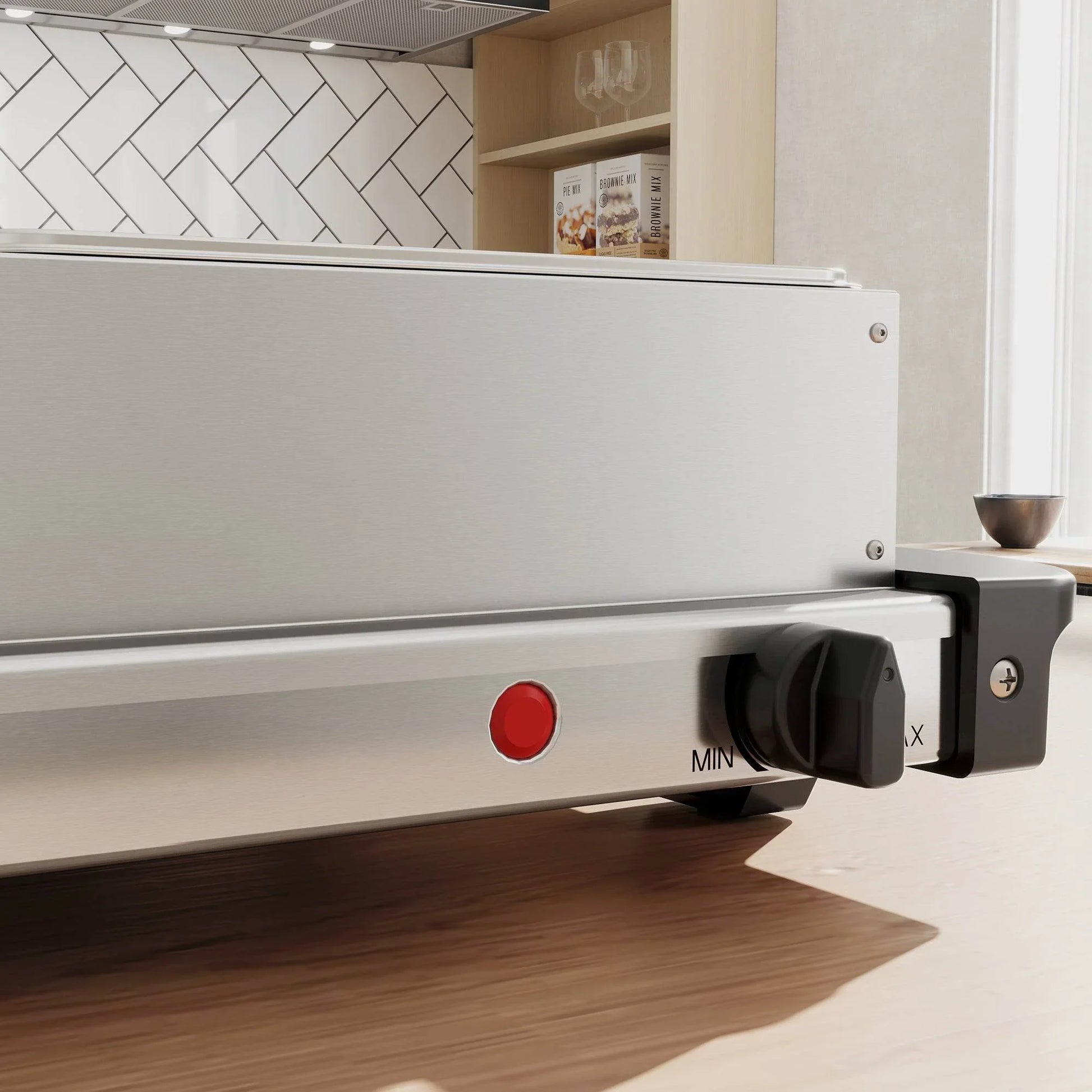 HOMCOM 4.5L Electric Buffet Warmer with 3 Trays and Lids in Stainless Steel - ALL4U RETAILER LTD