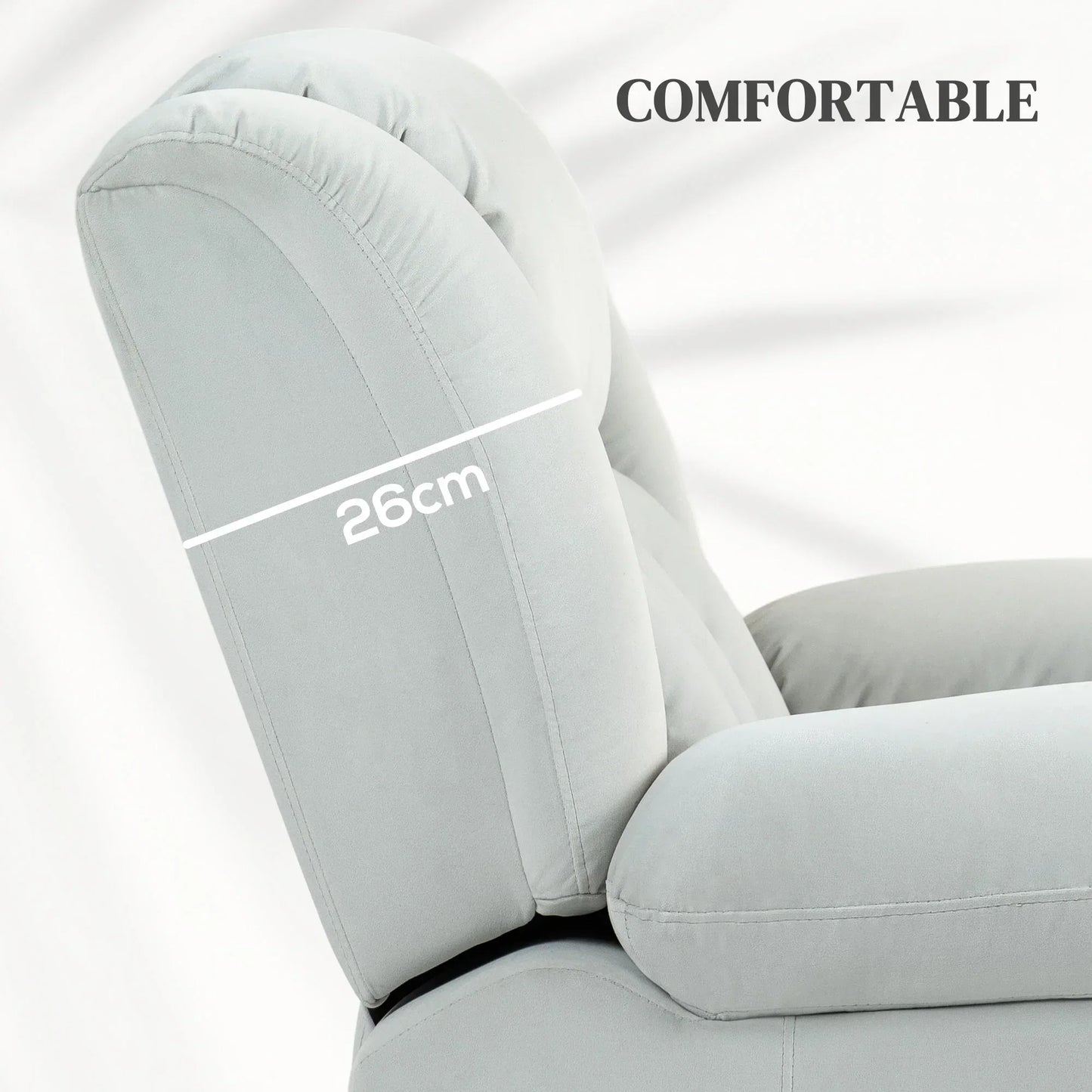 Electric Lift Recliner Chair with Massage and Heat, Comfortable Armchair for Seniors with USB Ports and Cup Holders, Light Grey Fabric - ALL4U RETAILER LTD