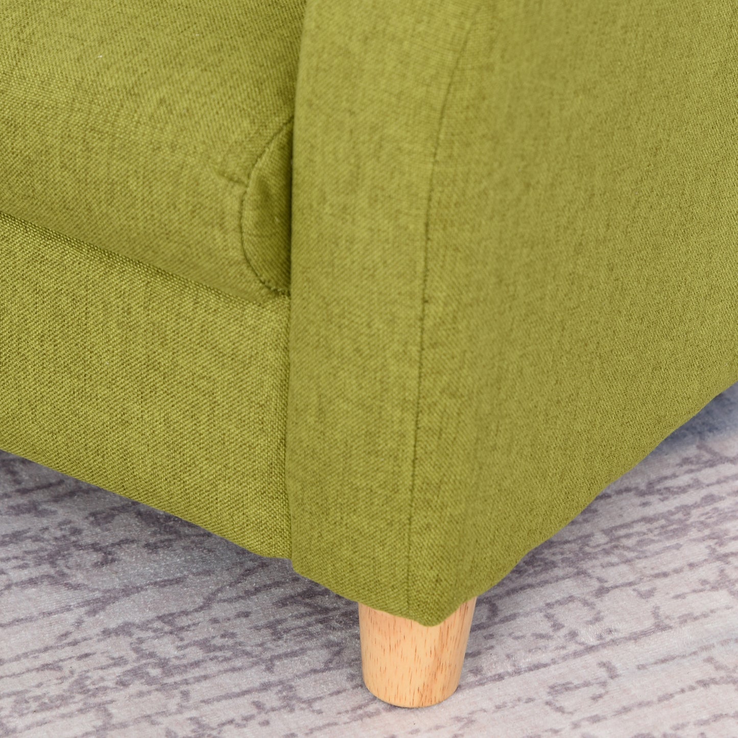 HOMCOM Children Armchair Mini Sofa With Wood Frame Anti Slip Legs High Back For Cozy Kids Seating