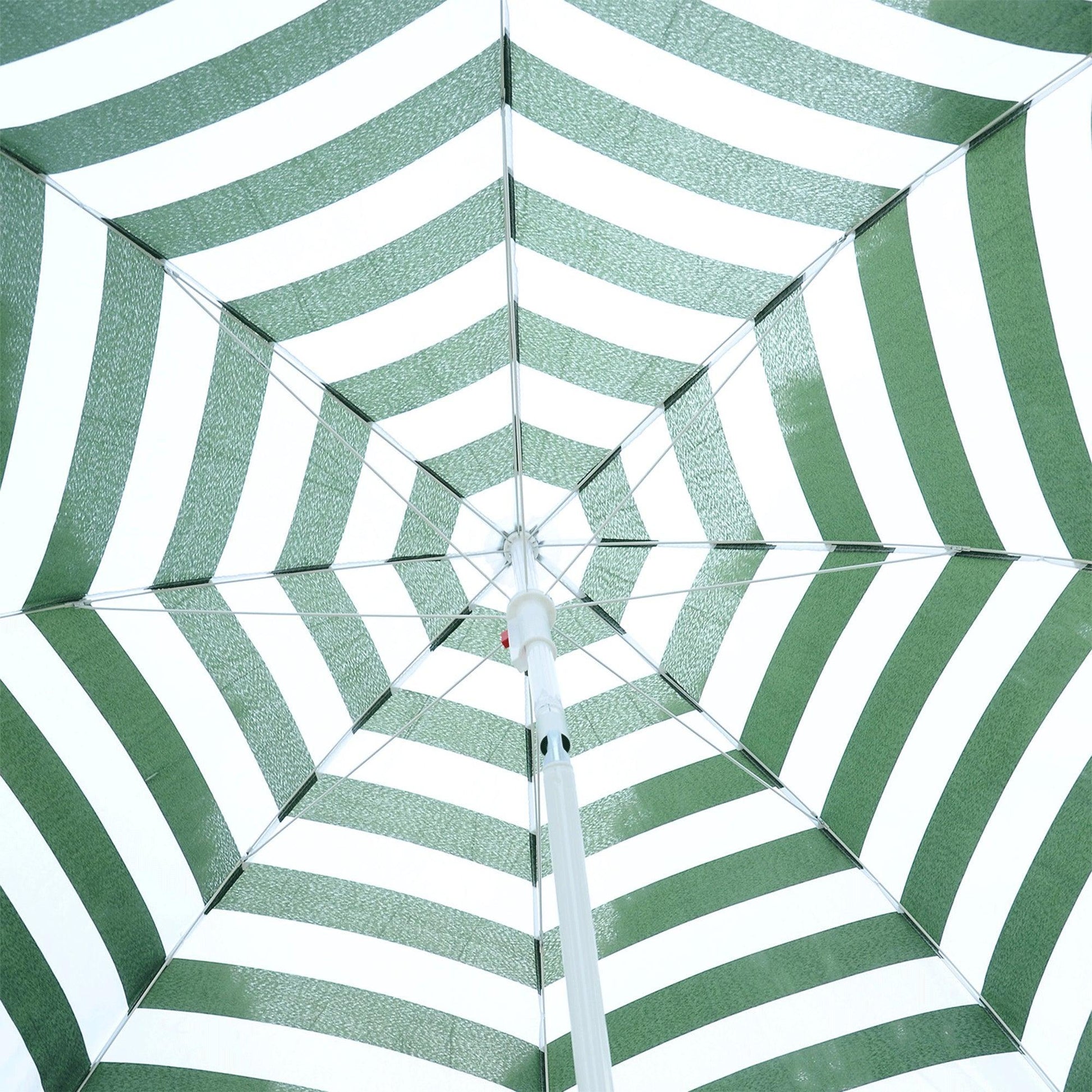 Outsunny 1.8m Beach Sun Crank Umbrella - ALL4U RETAILER LTD