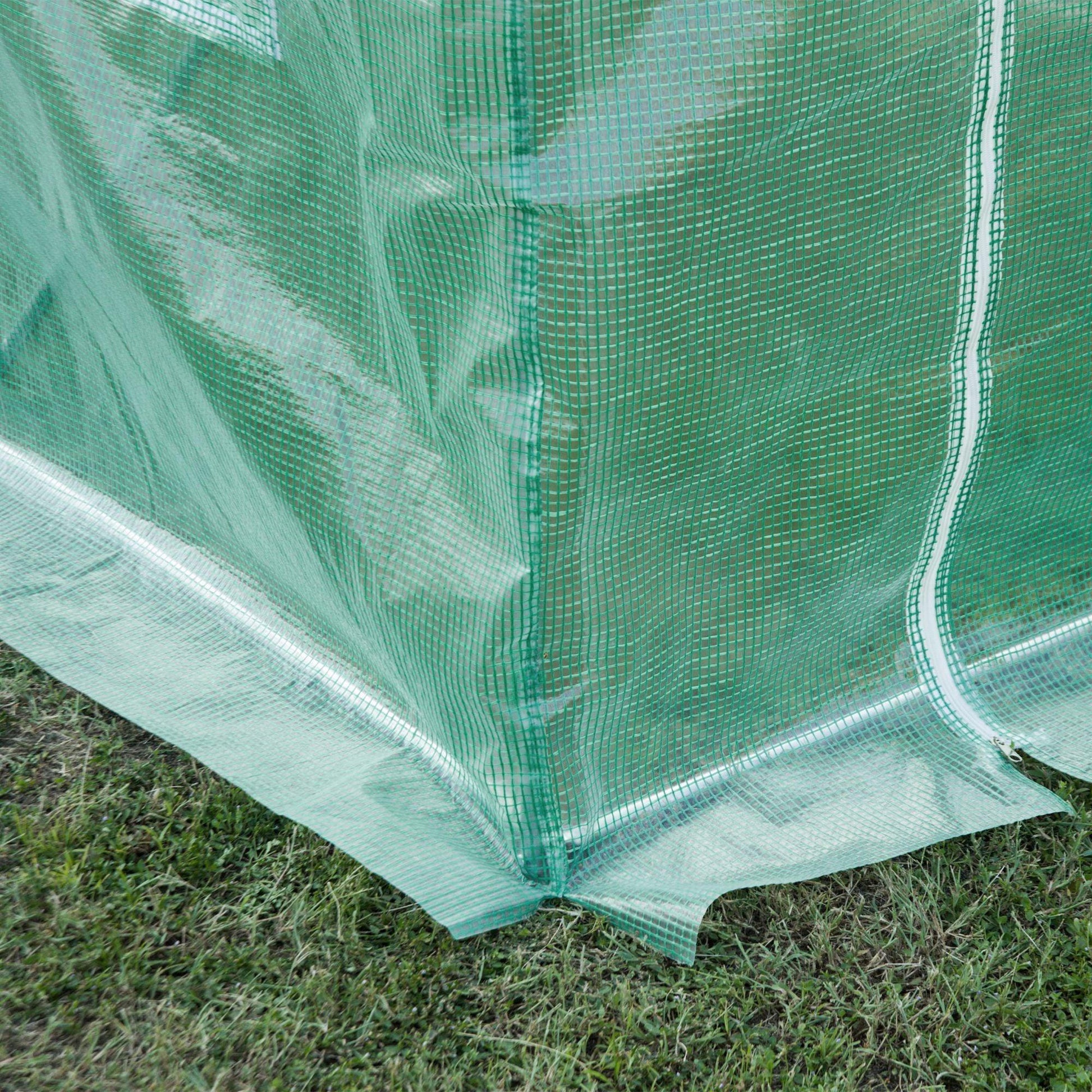 Outsunny 10x7ft Replacement Greenhouse Cover for Winter - PE Material - ALL4U RETAILER LTD