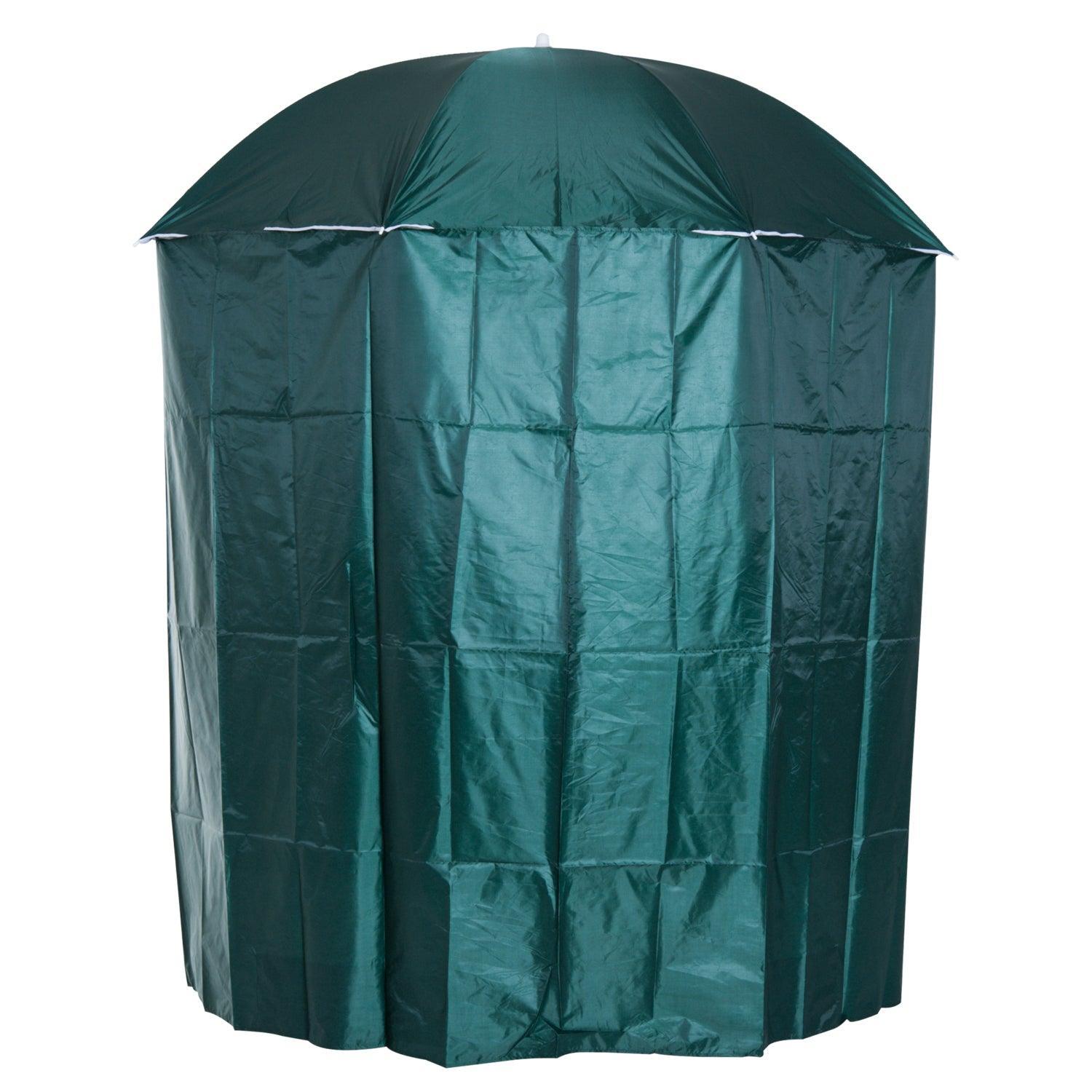 Outsunny Fishing Umbrella - 2.2M Dark Green - ALL4U RETAILER LTD