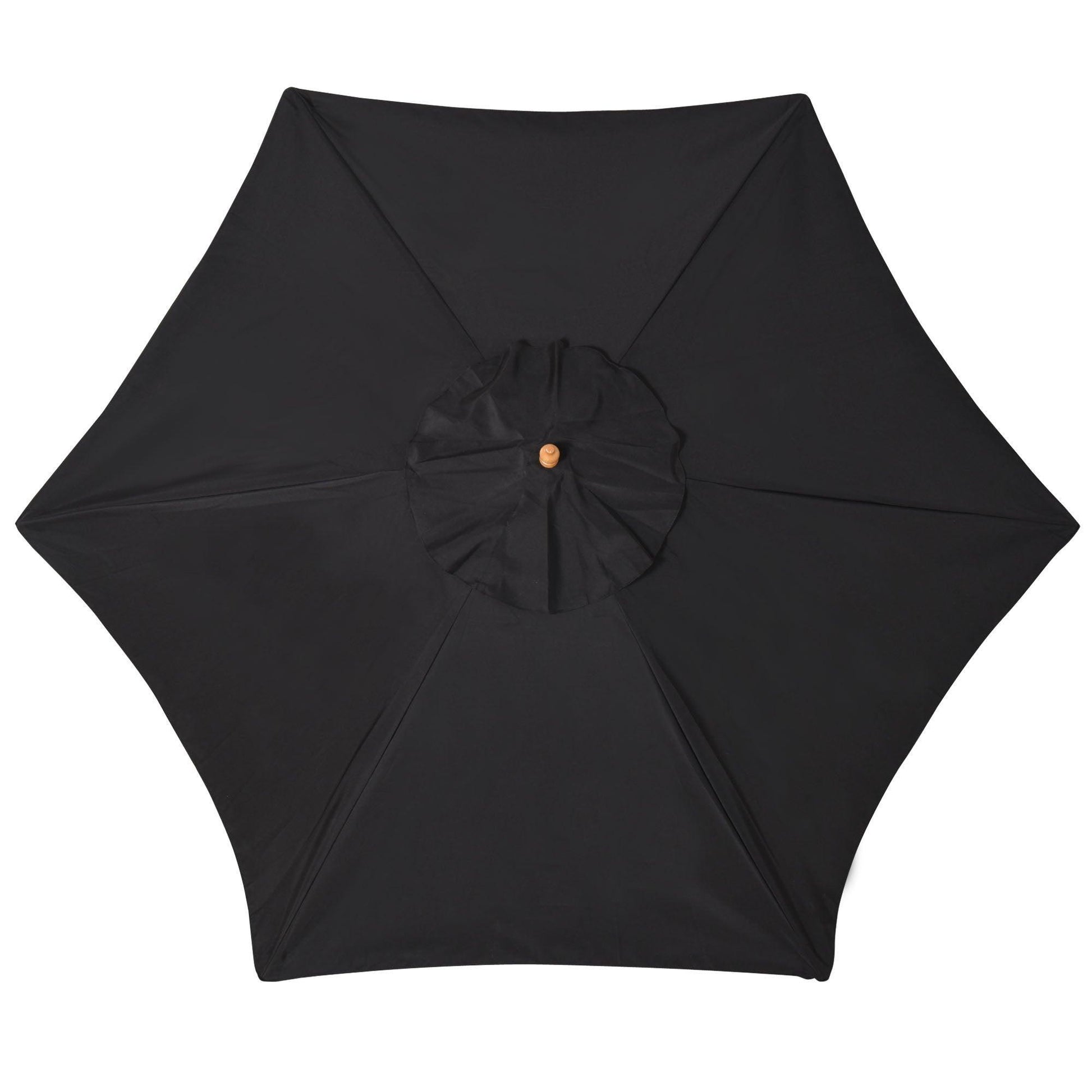 Outsunny 2.5m Wooden Garden Umbrella - Shade & Style - ALL4U RETAILER LTD