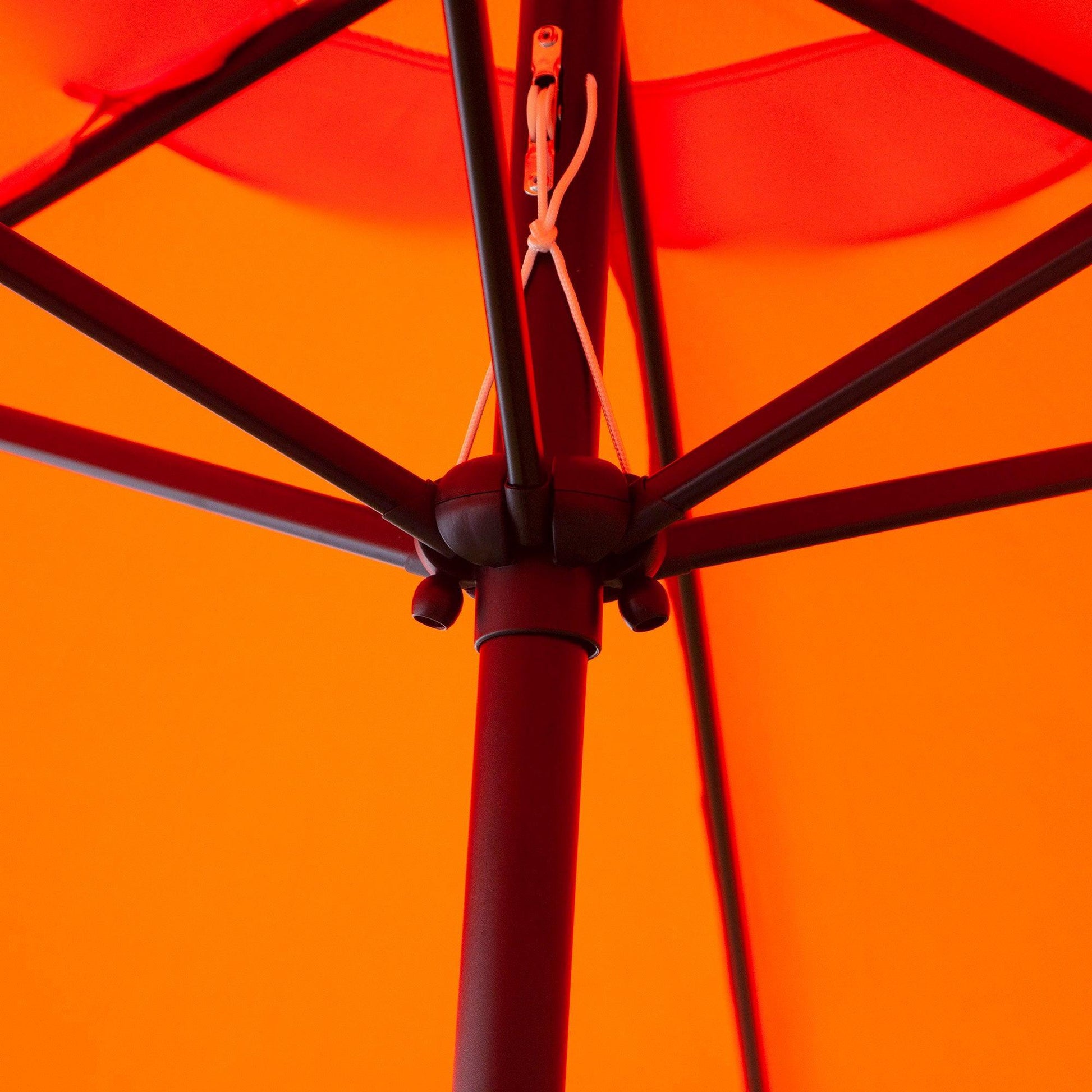 Outsunny 2.7M Orange Tilt Umbrella: Simple Sun Shade - ALL4U RETAILER LTD