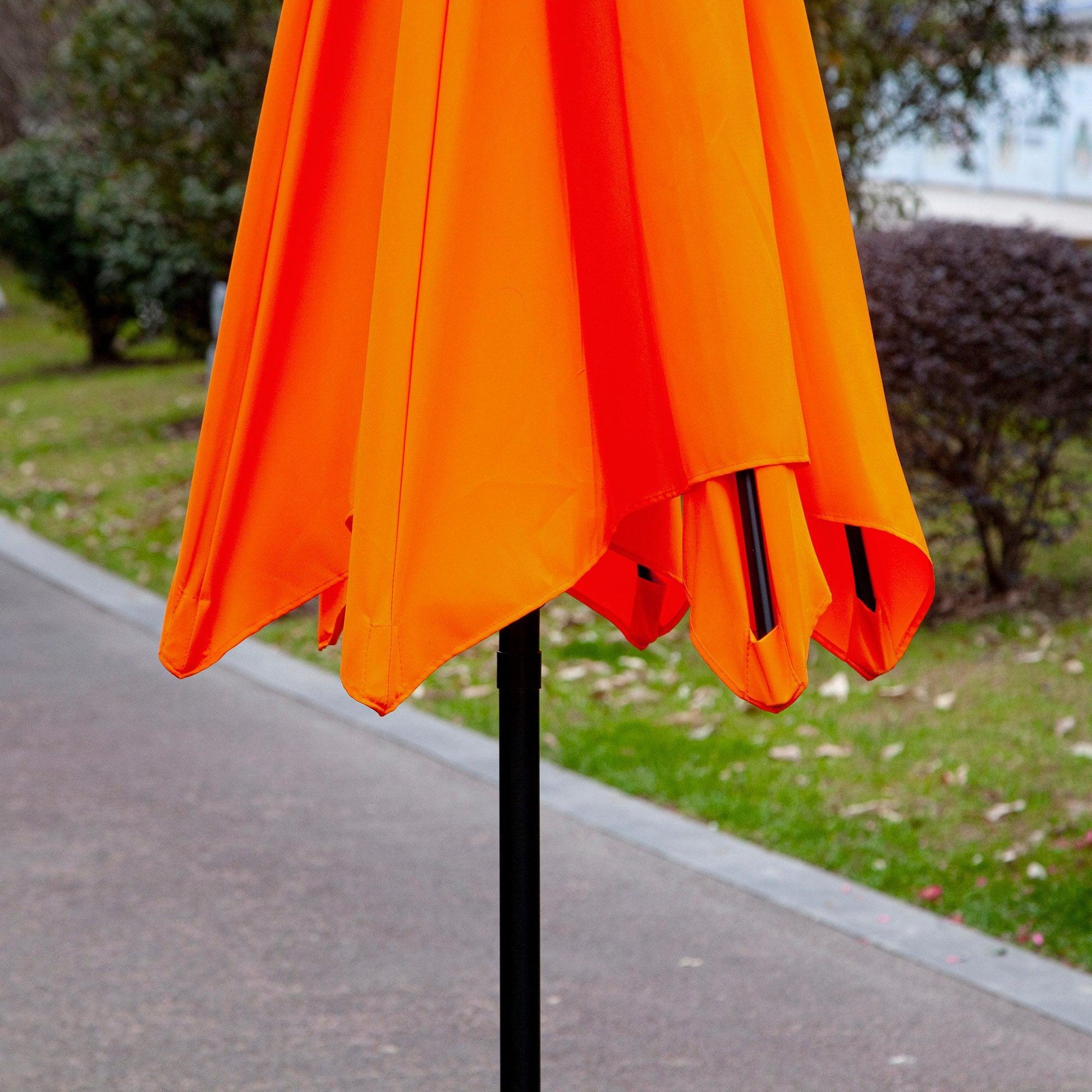 Outsunny 2.7M Orange Tilt Umbrella: Simple Sun Shade - ALL4U RETAILER LTD