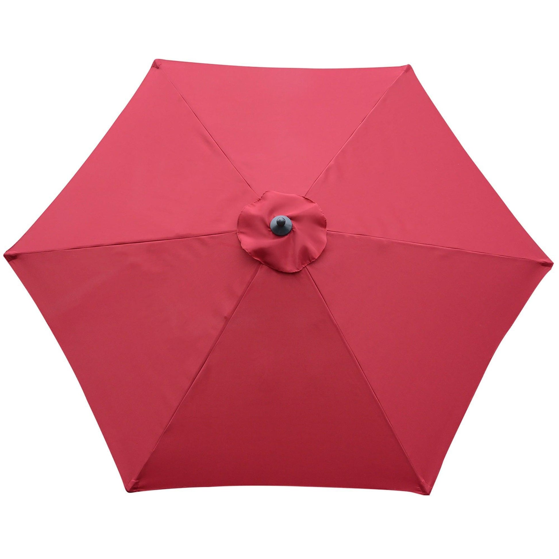 Outsunny Patio Umbrella - 2.8m Wine Red - ALL4U RETAILER LTD