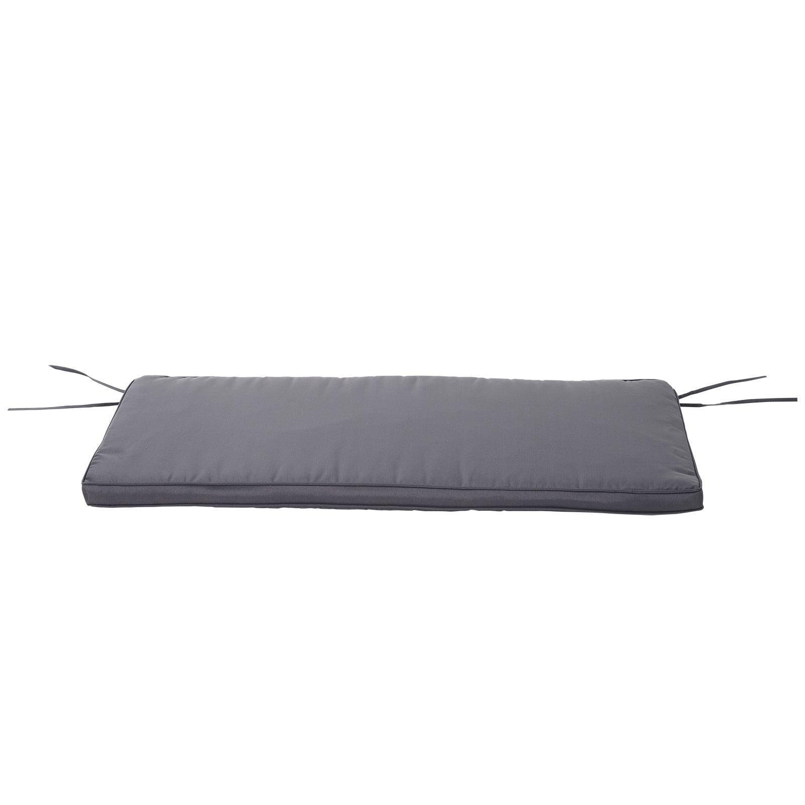 Outsunny 2-Seater Swing Chair Cushion - Grey - ALL4U RETAILER LTD