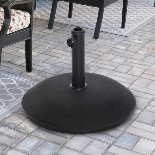 Outsunny 25kg Outdoor Patio Umbrella Base - Sturdy and Stylish - ALL4U RETAILER LTD