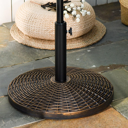 Outsunny 25kg Patio Umbrella Base Stand - Durable and Stable - ALL4U RETAILER LTD