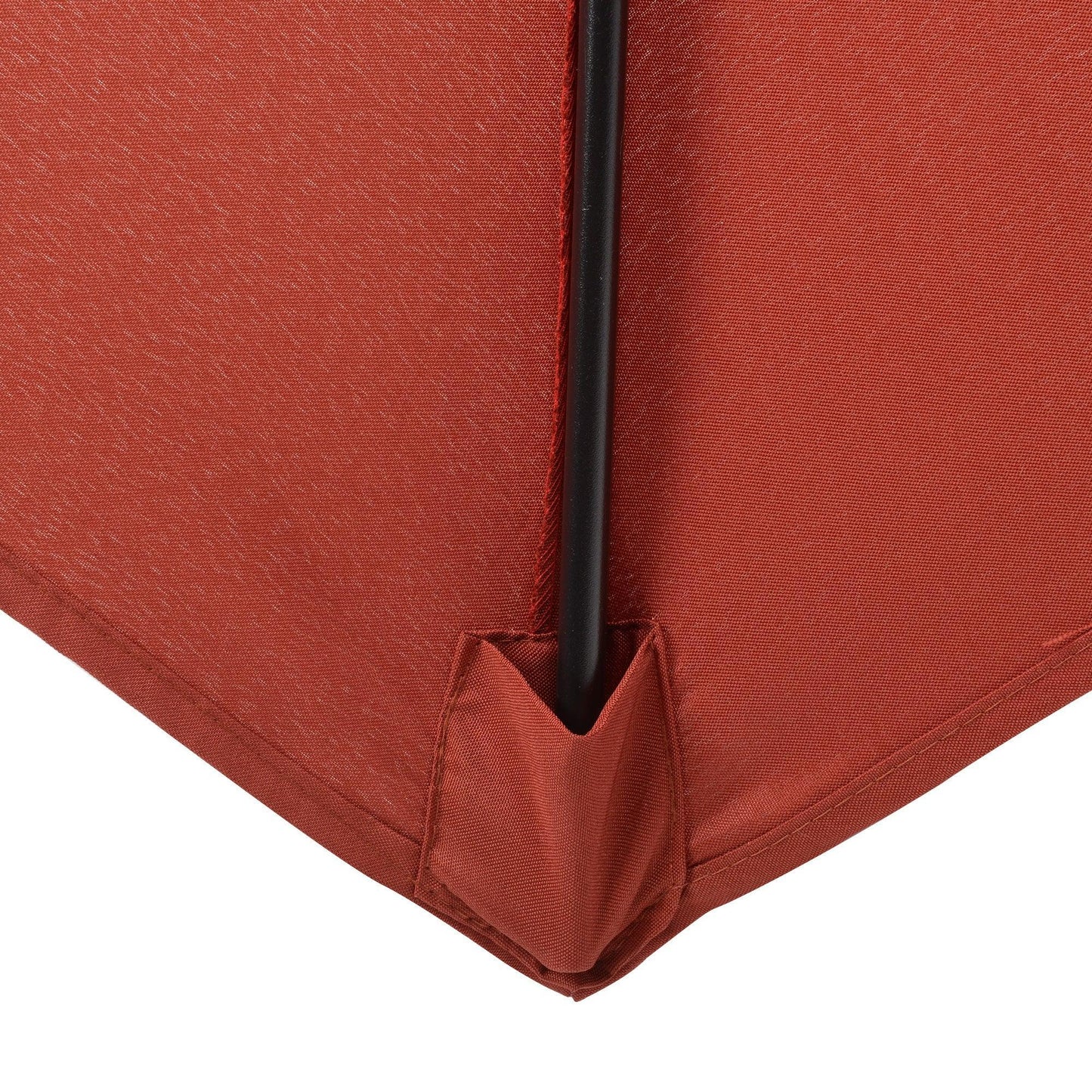 Outsunny 2m Patio Umbrella - Wine Red - ALL4U RETAILER LTD