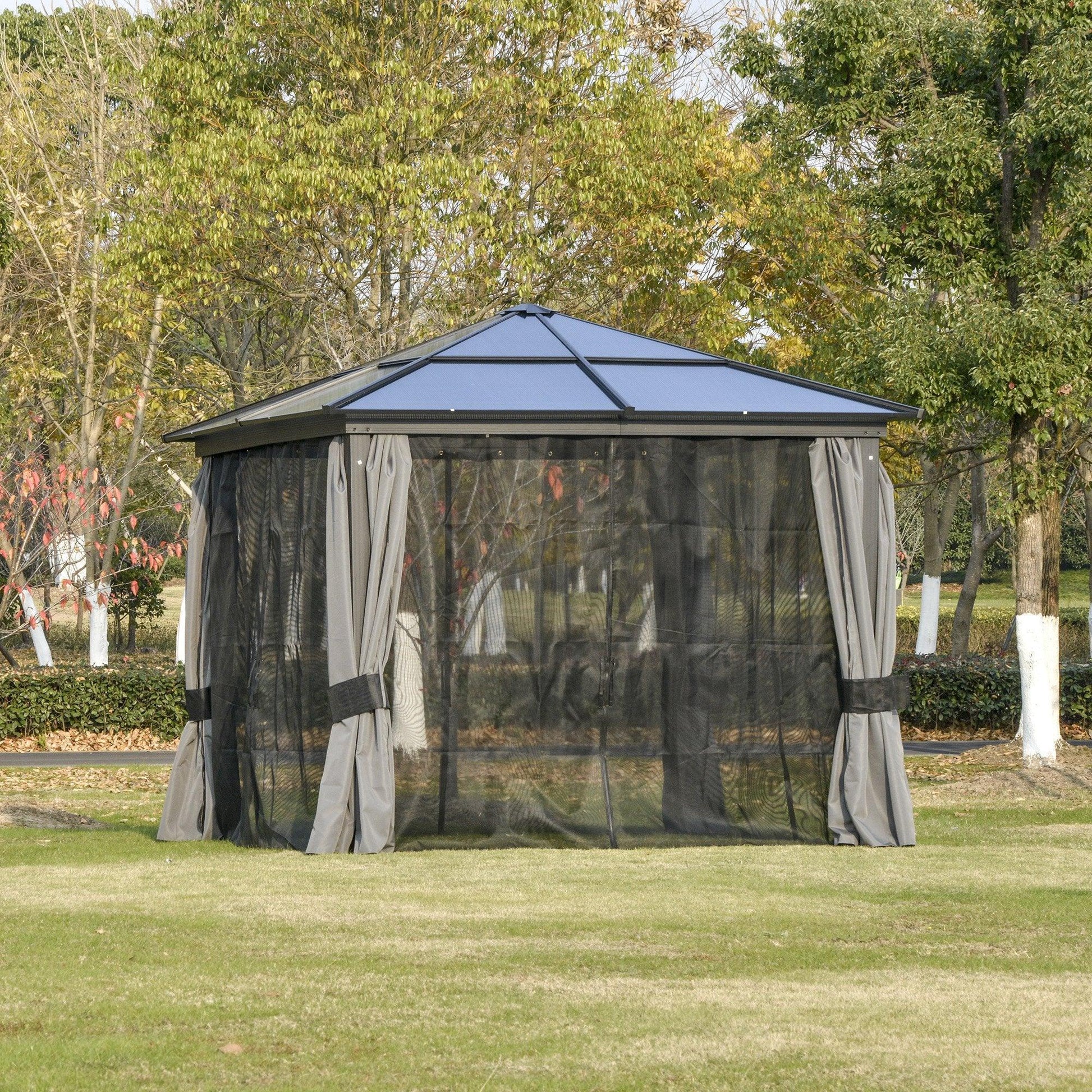 Outsunny 3.5M x 2.5M Manual Awning Canopy Sun Shade - ALL4U RETAILER LTD