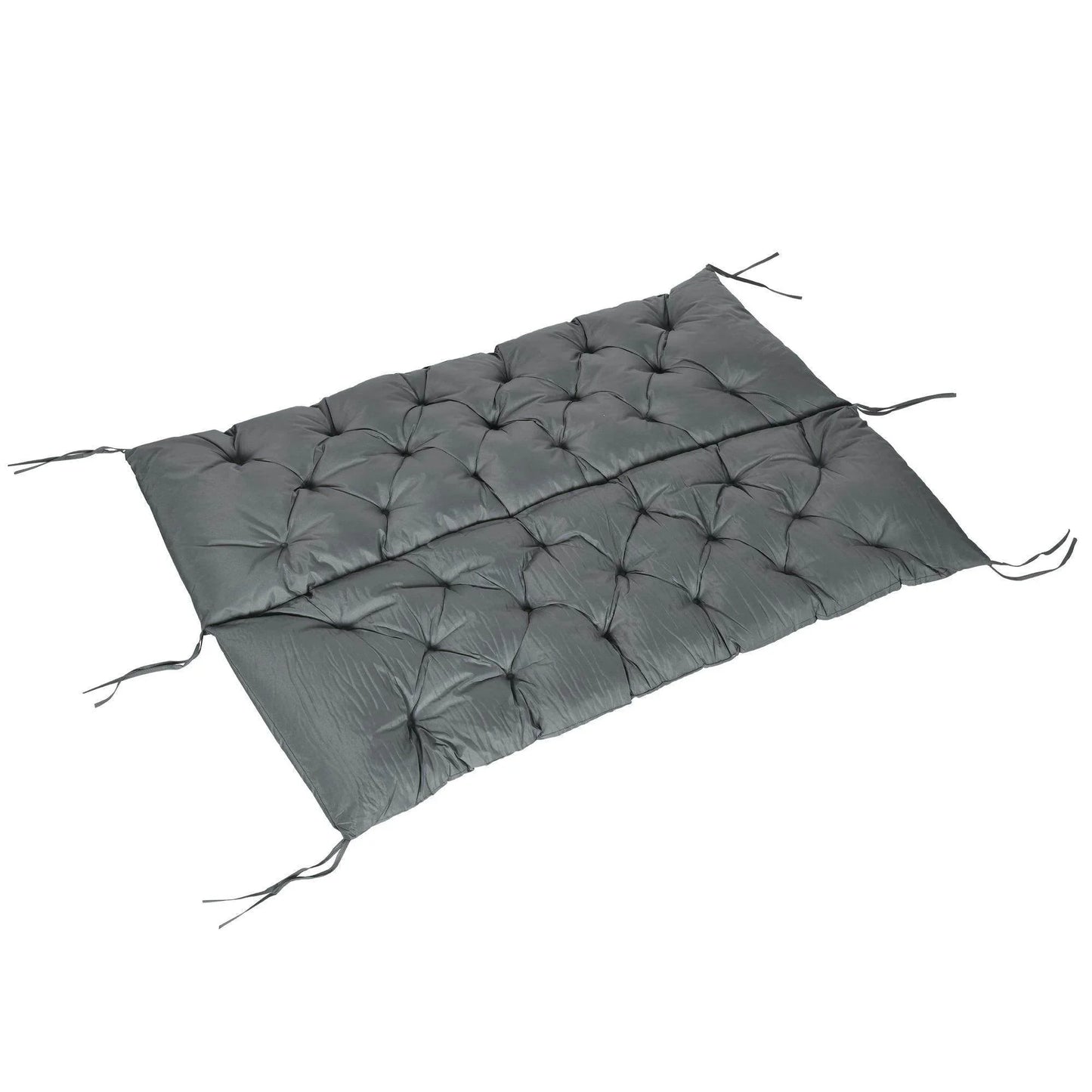 Outsunny Outdoor Bench Cushion, 150 cm, Dark Grey - ALL4U RETAILER LTD