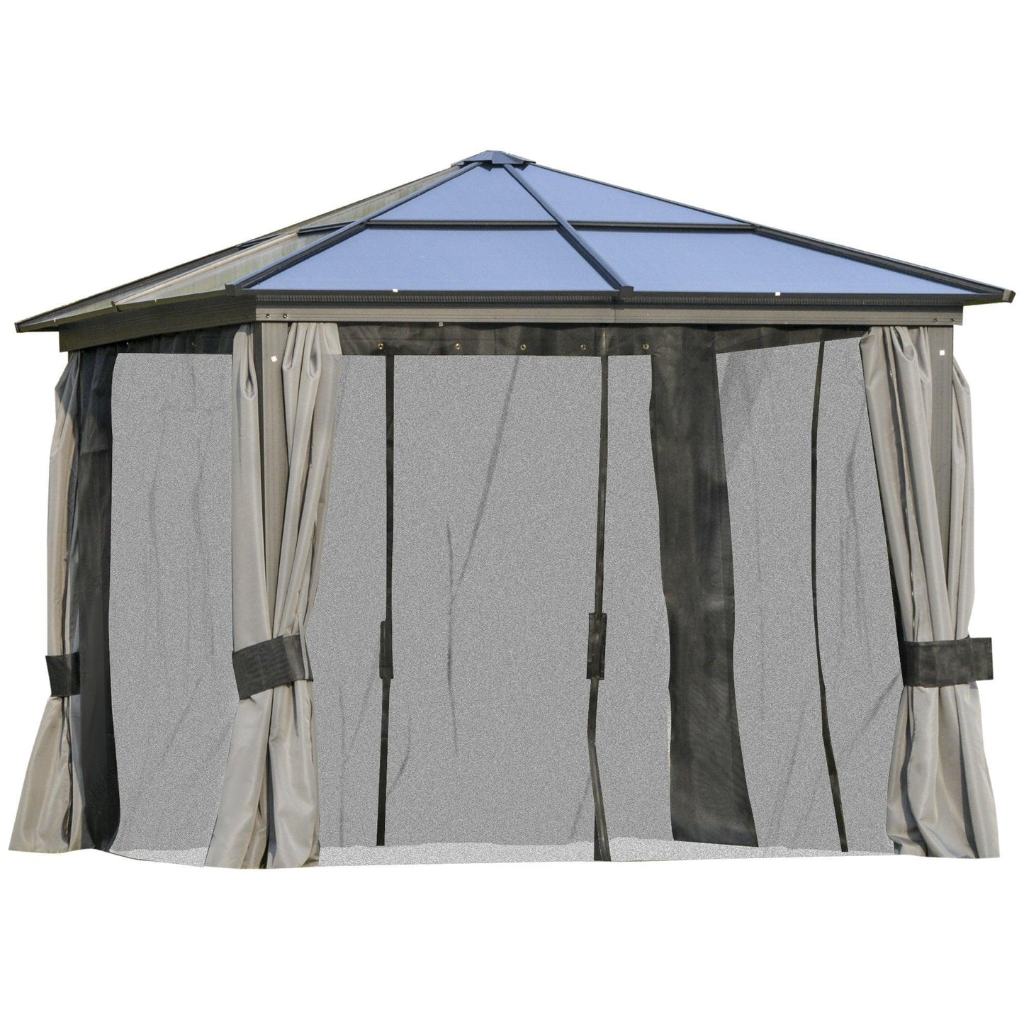 Outsunny 3.5M x 2.5M Manual Awning Canopy Sun Shade - ALL4U RETAILER LTD