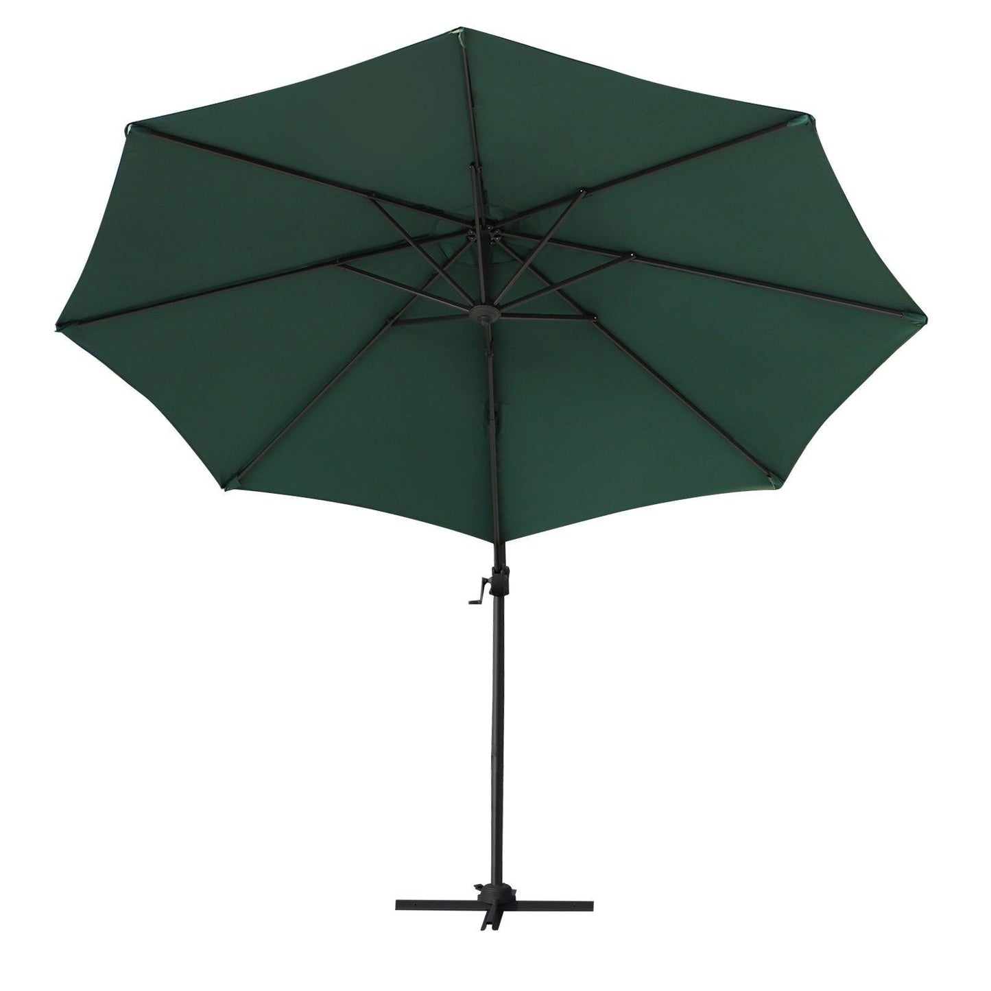 Outsunny 3m Patio Umbrella: Green for Stylish Outdoor Shade - ALL4U RETAILER LTD