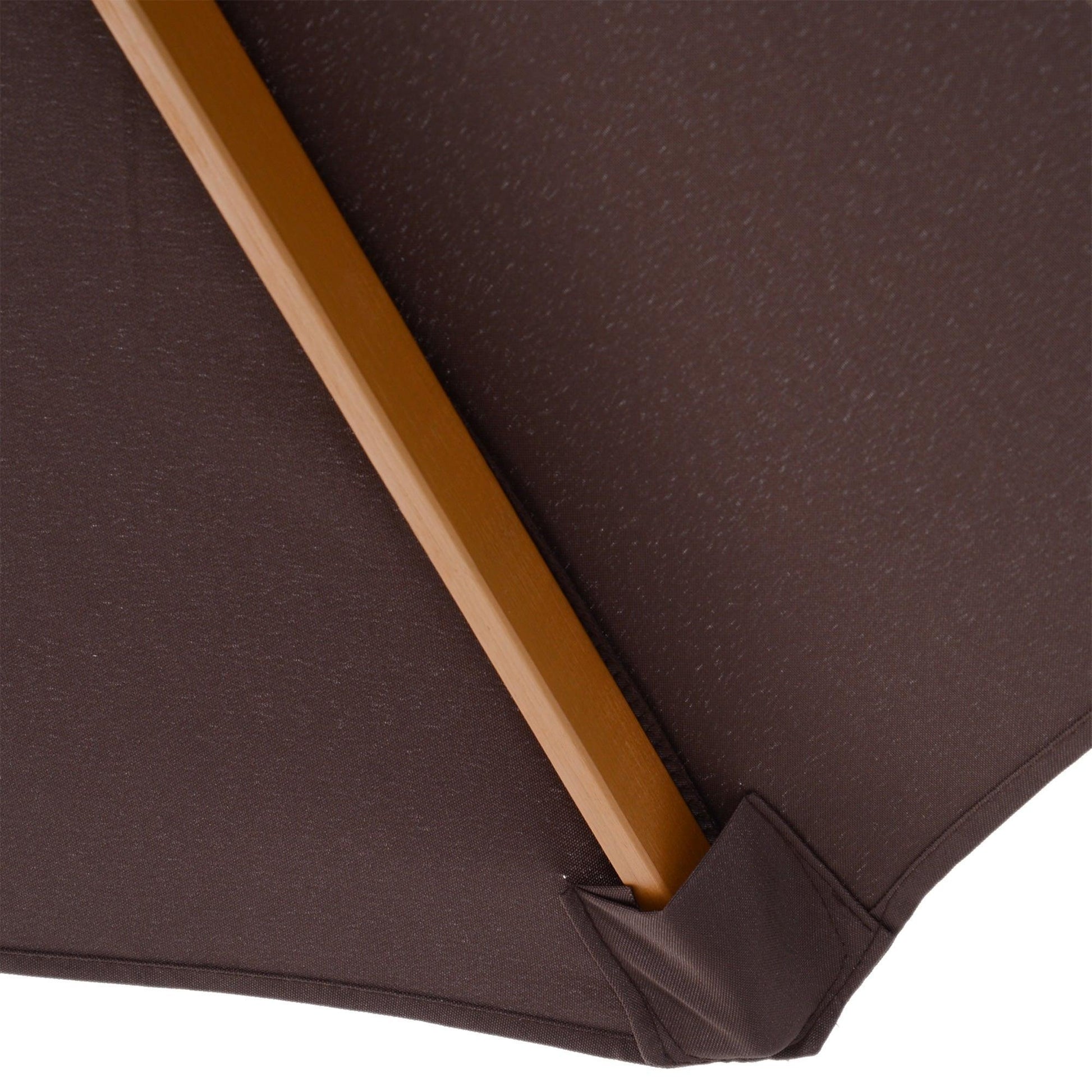 Outsunny 3m Sunshade Canopy Umbrella, Coffee - ALL4U RETAILER LTD