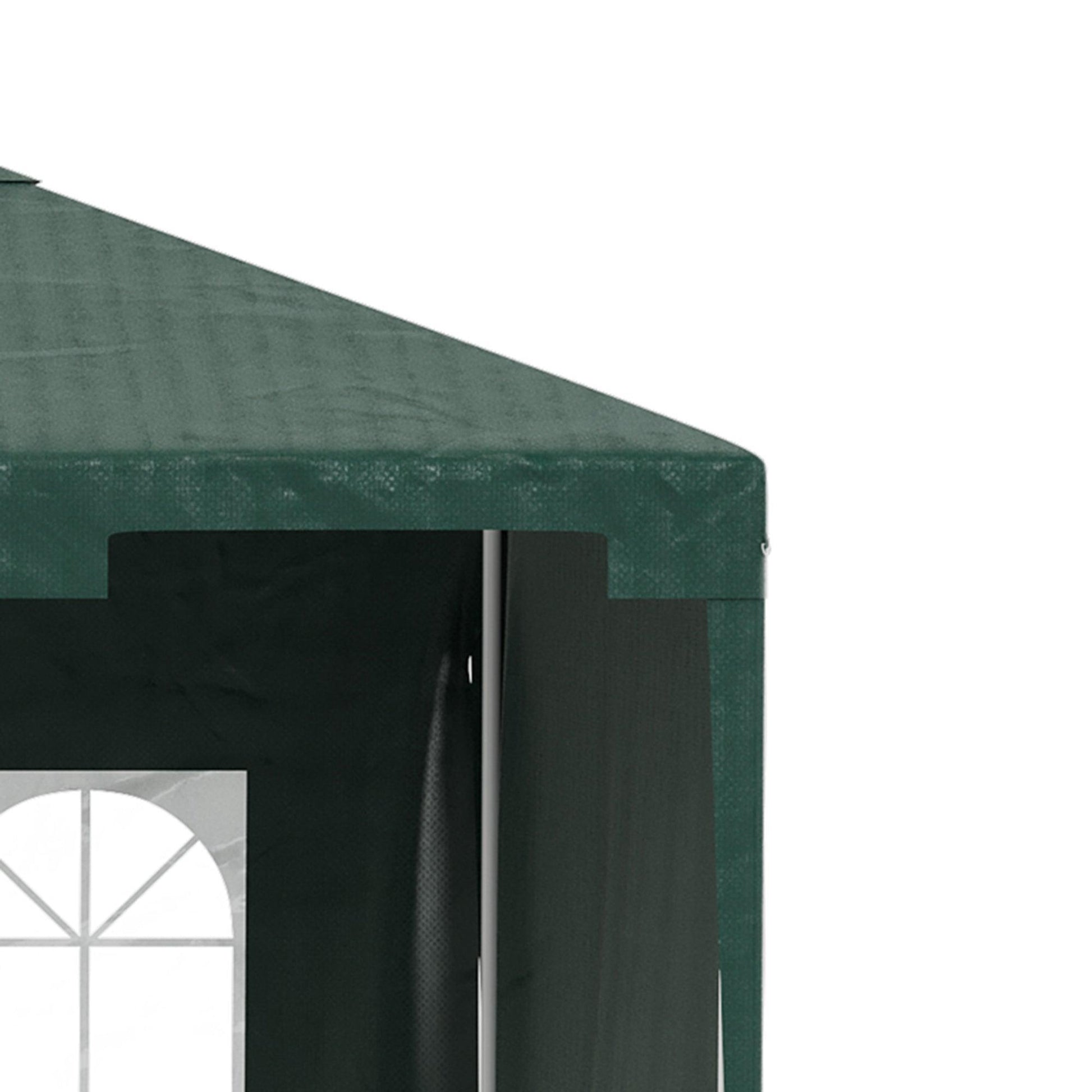 Outsunny 3x4m Garden Gazebo - Green - ALL4U RETAILER LTD