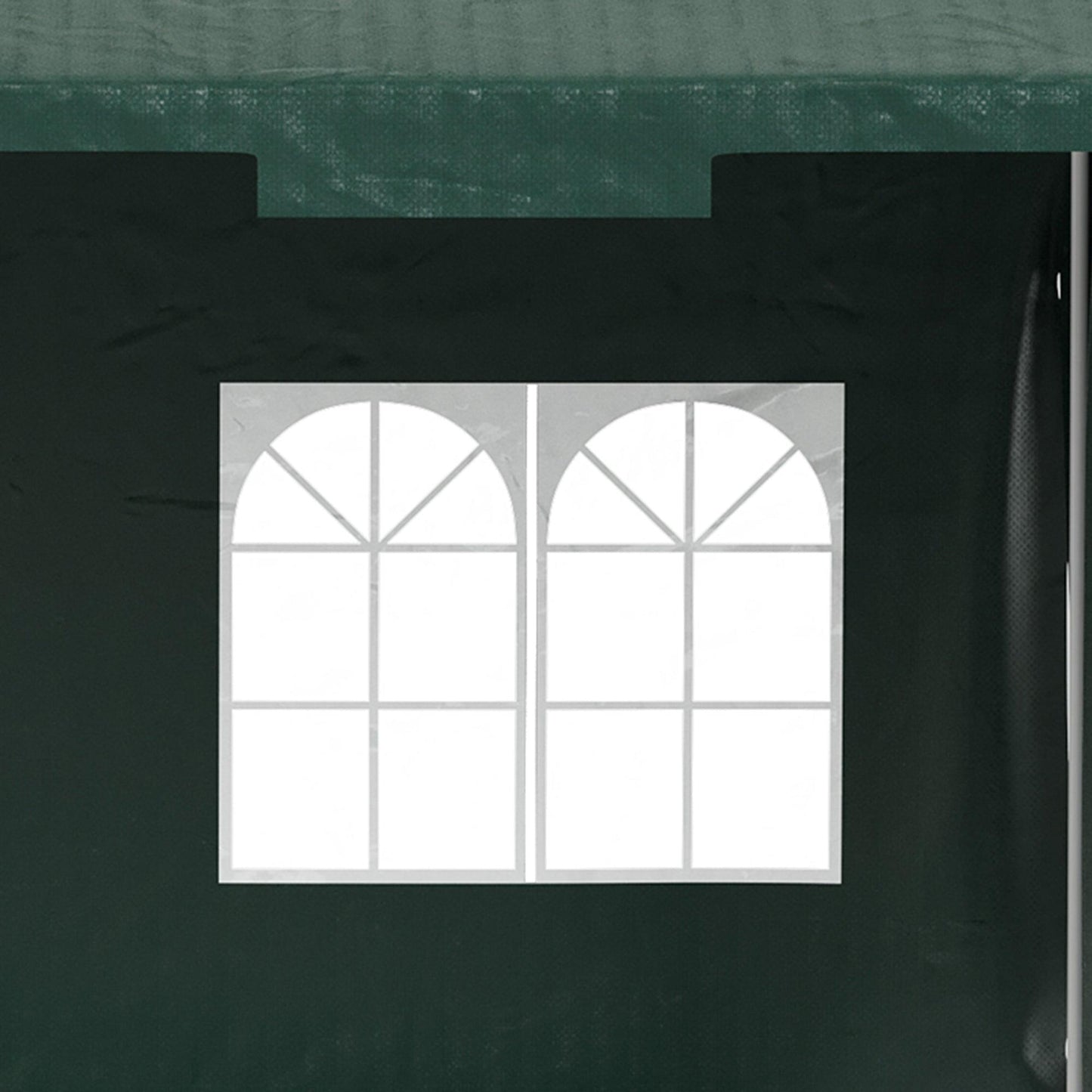 Outsunny 3x4m Garden Gazebo - Green - ALL4U RETAILER LTD