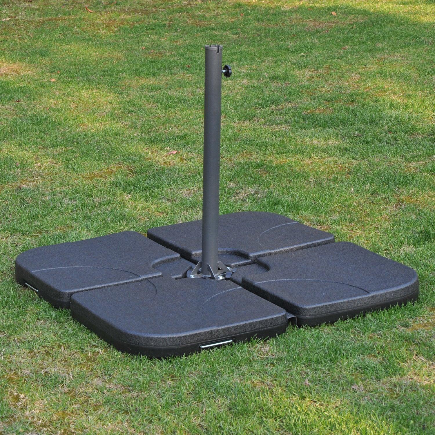 Outsunny 4-Piece Parasol Base - ALL4U RETAILER LTD