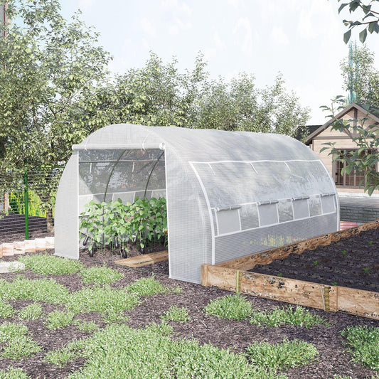 Outsunny 4x3x2m Greenhouse for Garden: Sturdy - ALL4U RETAILER LTD