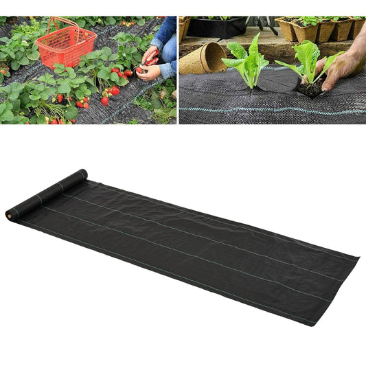 Outsunny 50m Premium Weed Barrier - Hassle-Free Weed Control - ALL4U RETAILER LTD