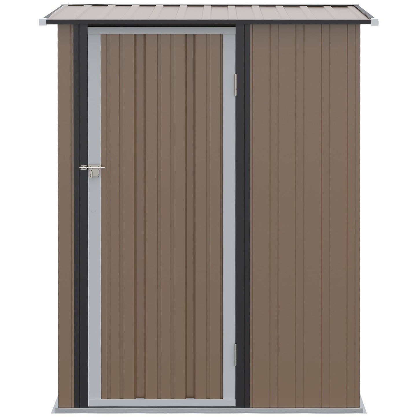 Outsunny Metal Garden Shed - Secure Outdoor Storage - ALL4U RETAILER LTD