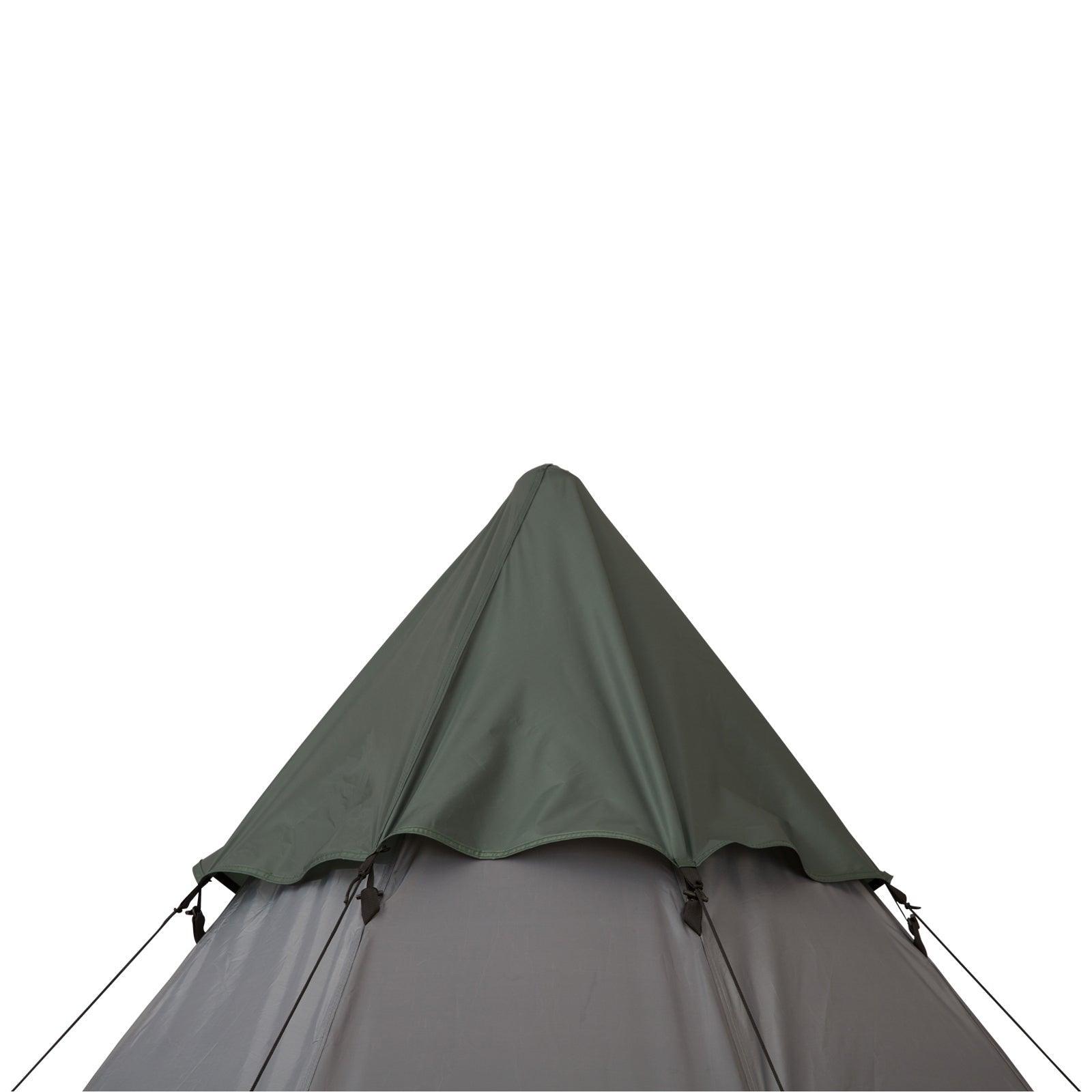 Outsunny 6 Men Tipi Tent - Easy Set, Outdoor Camping - ALL4U RETAILER LTD