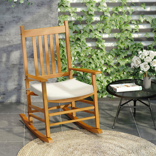 Outsunny 6-Piece Chair Cushion Set - Cream White - ALL4U RETAILER LTD
