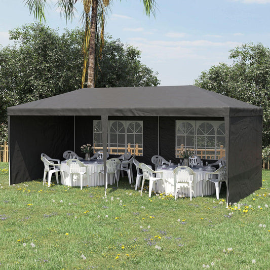 Outsunny 6x3m Outdoor Party Tent - ALL4U RETAILER LTD