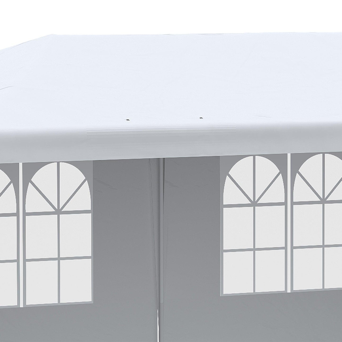 Outsunny 6x3m Party Tent - White Gazebo - ALL4U RETAILER LTD