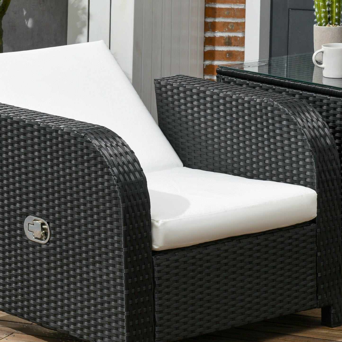 Outsunny 7-Piece Outdoor Rattan Garden Furniture Set - ALL4U RETAILER LTD